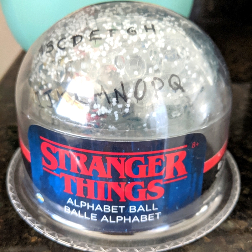 Stranger Thingsl Alphabet squishy